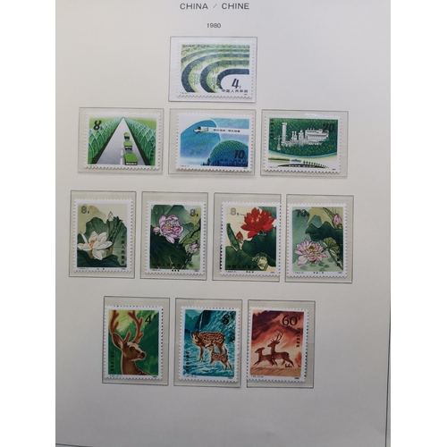 154 - CHINA.  1979-82 UM collection on printed leaves  nearly complete (no Monkey 8f)  the m/s's incl. 197... 