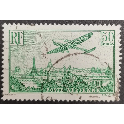 180 - FRANCE.  1936 Air 50f yellow-green FU. SG540. Cat. £500. (1)