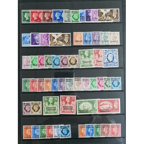 19 - MIXED WORLD.  KGVI M collection on stocksheets  incl. Malaysia  HK incl. 1938-52 to $10 (3 incl. gre... 