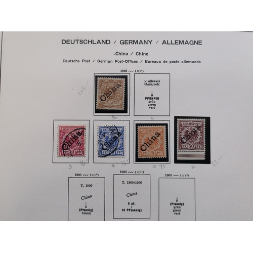 216 - GERMANY.  COLONIES. A good M and U collection on printed leaves  many useful sets and values from al... 