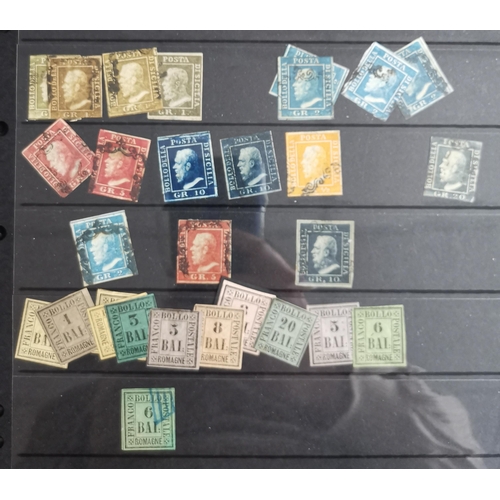 235 - ITALY.  ITALIAN STATES. M and U ranges on stocksheets  probably includes some reprints  and conditio... 