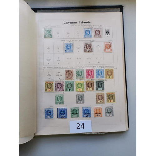 24 - MIXED WORLD.  BC collection of QV-KGV in album  incl. interest in Morocco Agencies  Canada  Gold Coa... 