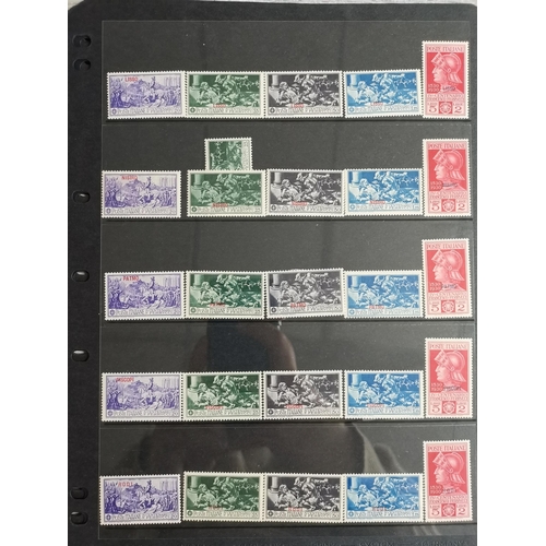 241 - ITALY.  DODECANESE IS. M collection of sets (incl. some duplicates) on 8 stocksheets. Condition a li... 