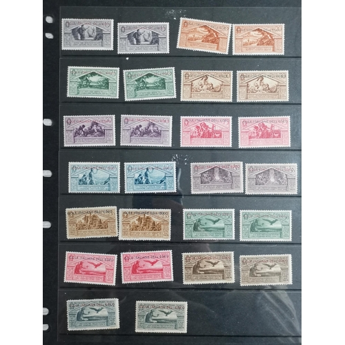 241 - ITALY.  DODECANESE IS. M collection of sets (incl. some duplicates) on 8 stocksheets. Condition a li... 