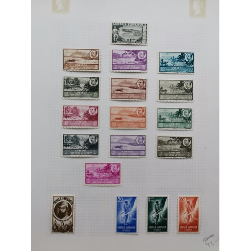 295 - SPAIN.  M collection of c.1950 period  various territories  also some 1909-12 Rio de Oro issues. Cat... 