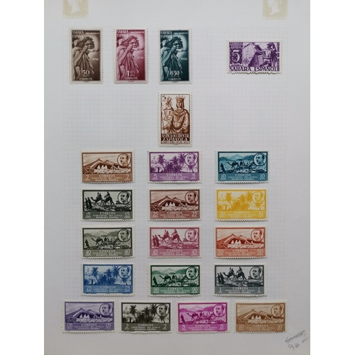 295 - SPAIN.  M collection of c.1950 period  various territories  also some 1909-12 Rio de Oro issues. Cat... 