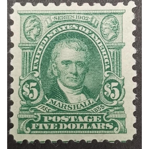 316 - UNITED STATES OF AMERICA.  1916-22 $5 green M. SG486. Cat. £225. (1)