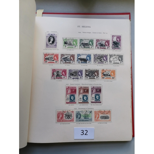 32 - MIXED WORLD.  BC QE FU collection in 3 New Age albums from 1953-62  A-Z with many complete defin set... 