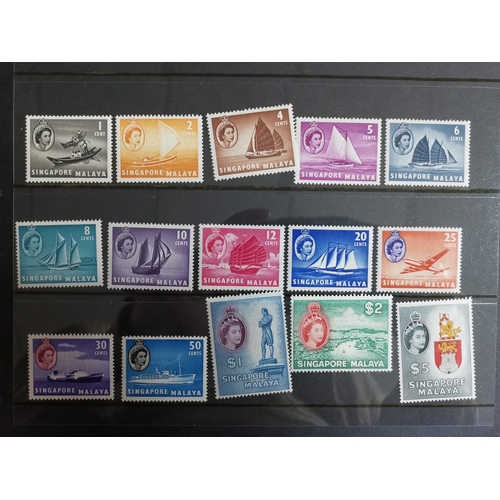 36 - MIXED WORLD.  Collection of KGVI and early QE defins (nearly all complete sets) M on 12 stocksheets ... 