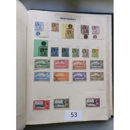 53 - MIXED WORLD.  BRITISH WEST INDIES. QV to early QE M and U collection  varied condition  incl. intere... 