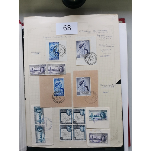 68 - MIXED WORLD.  A diverse and interesting range of stamps and covers in 2 binders  BC from QV onwards ... 