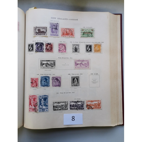 8 - MIXED WORLD.  BC U/FU collection in New Ideal KGV album  1935 SJ sets looks almost complete (odd ton... 