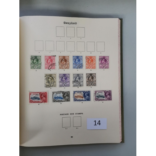 14 - MIXED WORLD.  A used collection of QV-KGV M-Z countries in New Imperial vol. II album  incl. NZ 1931... 