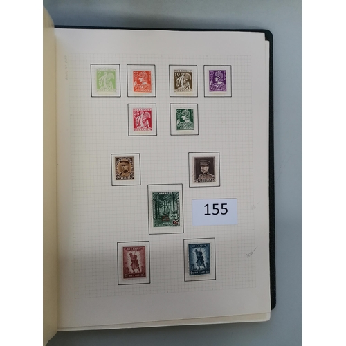 155 - BELGIUM.  M and U collection from early issues to 1939 in album  main value in M incl. 1910-11 Exhib... 