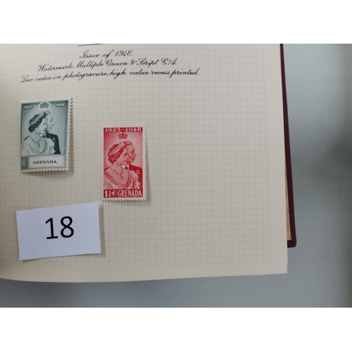 18 - MIXED WORLD.  1948 SILVER WEDDING. Complete M in special half binder. Cat. £2 250. (138)