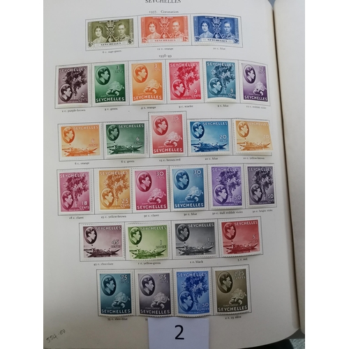 2 - MIXED WORLD.  KGVI M collection in SG printed album with mix of complete and incomplete defin sets  ... 