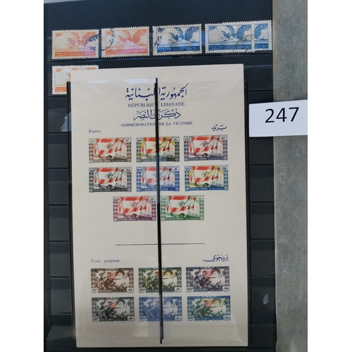 247 - ***VIDEO AVAILABLE*** LEBANON.  Extensive early to 1950 ranges in stockbook  various 1924 surcharges... 