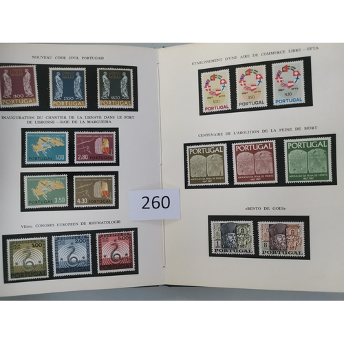 260 - PORTUGAL.  UM issues for 1963-68 and 1971 in 3 presentation stockbooks. Cat. £514. (169)