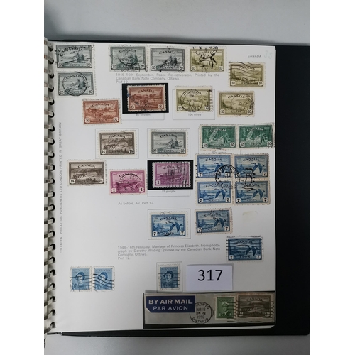 317 - CANADA.  A collection in printed album incl. 1897 Jubilee to $1 and $4 o.g. and $5 with small thin b... 