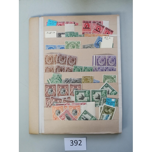 392 - KENYA, UGANDA AND TANGANYIKA.  M or UM ranges on old time stocksheets incl. KGVI defin vals to £1  Q... 