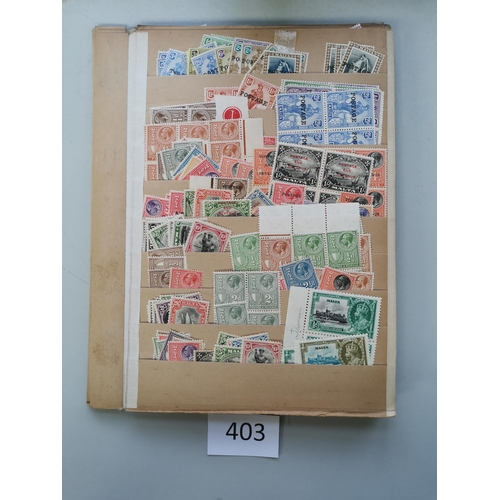 403 - MALTA.  M or UM ranges packed onto 10 old time stocksheets  incl. QV vals to 5/- (2) and 10/-  KEVII... 