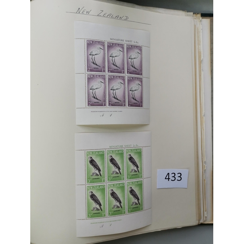 433 - NEW ZEALAND.  1952-82 M or UM collection in album incl. comprehensive Health m/s's. (100's)