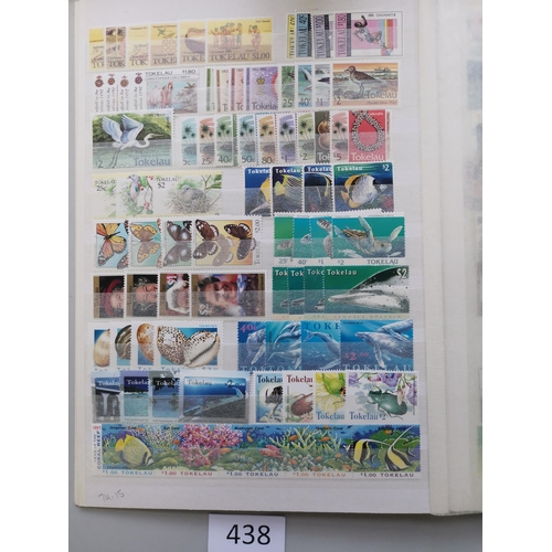 438 - NEW ZEALAND.  TOKELAU. UM collection on stockleaves to 2009  commem and defin sets  some m/s's. STC ... 