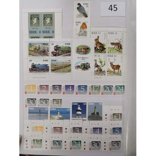 45 - MIXED WORLD.  M or UM BC collection in large stockbook  much QE  KGVI-QE defin sets etc.  incl. Irel... 