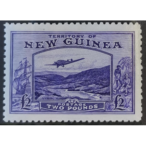 451 - PAPUA NEW GUINEA.  NEW GUINEA. 1935 Air £2 bright violet o.g. A few blunt perfs. SG204 Cat. £350. (1... 