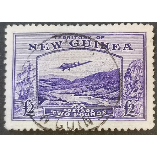 452 - PAPUA NEW GUINEA.  NEW GUINEA. 1935 Air £2 violet FU. SG204. (1)