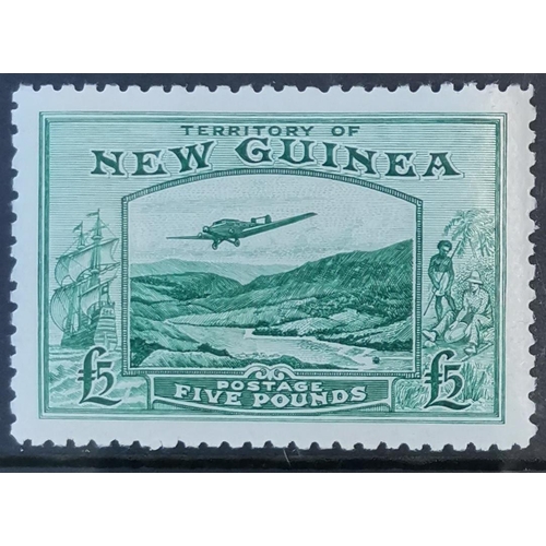 453 - PAPUA NEW GUINEA.  NEW GUINEA. 1935 Air £5 emerald-green M. SG205. Cat. £750. (1)