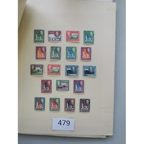 479 - ST VINCENT.  QV-QE (1970's) M/U ranges on leaves (some light duplication)  with QV used - usual mixe... 