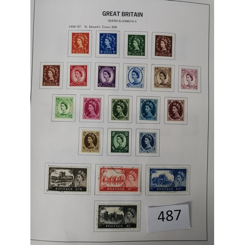 487 - GB MISC.  Collection in printed album + a few leaves  mixed condition  value in QV-KGV incl. a poor ... 