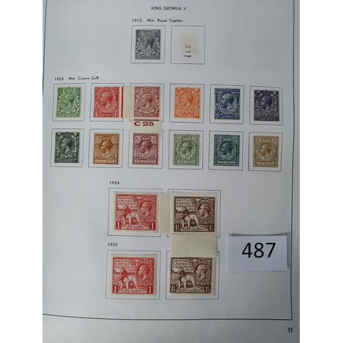 487 - GB MISC.  Collection in printed album + a few leaves  mixed condition  value in QV-KGV incl. a poor ... 