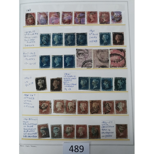 489 - GB MISC.  1840-1970 collection in Davo album  very mixed condition with most of the high values havi... 