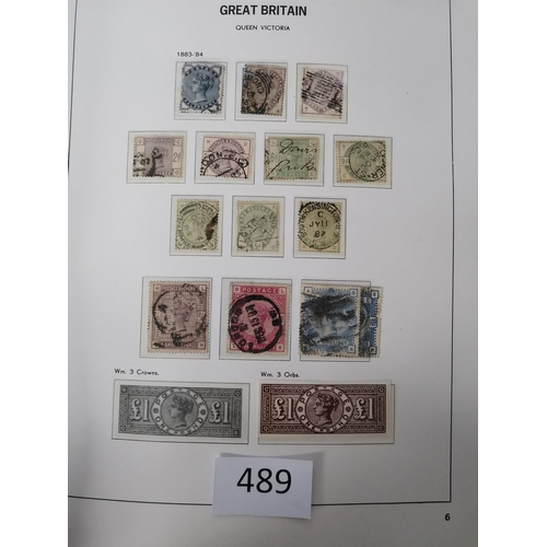 489 - GB MISC.  1840-1970 collection in Davo album  very mixed condition with most of the high values havi... 