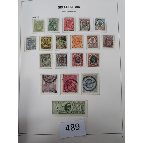 489 - GB MISC.  1840-1970 collection in Davo album  very mixed condition with most of the high values havi... 