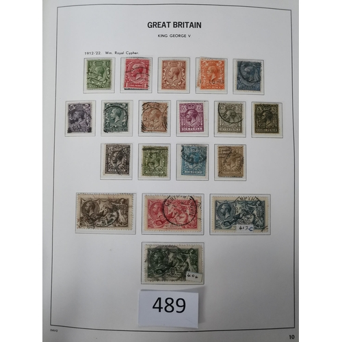 489 - GB MISC.  1840-1970 collection in Davo album  very mixed condition with most of the high values havi... 