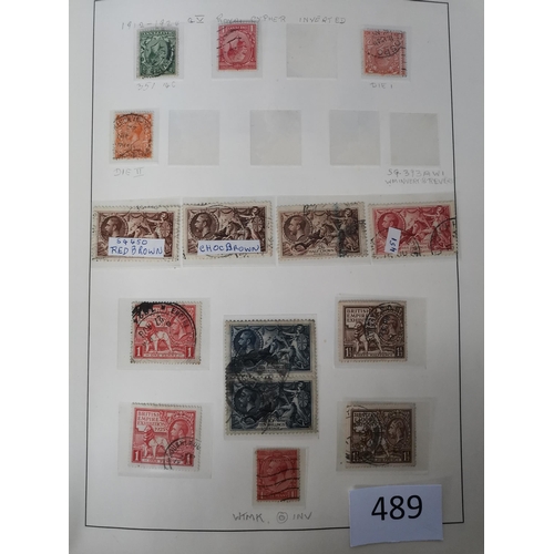 489 - GB MISC.  1840-1970 collection in Davo album  very mixed condition with most of the high values havi... 