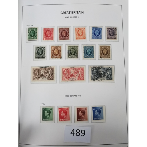 489 - GB MISC.  1840-1970 collection in Davo album  very mixed condition with most of the high values havi... 