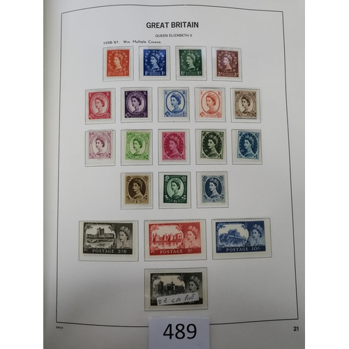 489 - GB MISC.  1840-1970 collection in Davo album  very mixed condition with most of the high values havi... 