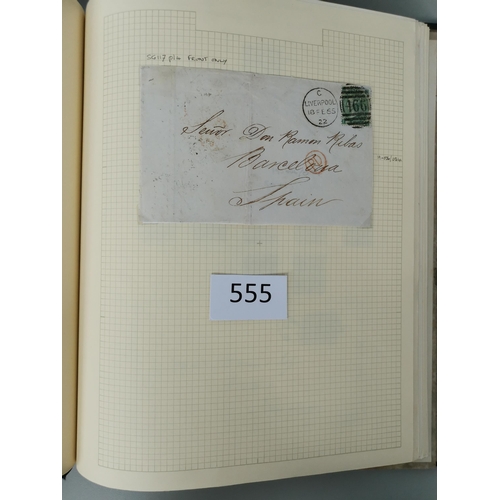 555 - QV.  Mainly used collection of Surface Printed with range of plate number issues incl. some duplicat... 