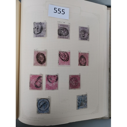 555 - QV.  Mainly used collection of Surface Printed with range of plate number issues incl. some duplicat... 