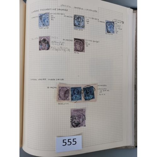 555 - QV.  Mainly used collection of Surface Printed with range of plate number issues incl. some duplicat... 