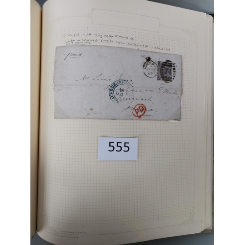 555 - QV.  Mainly used collection of Surface Printed with range of plate number issues incl. some duplicat... 