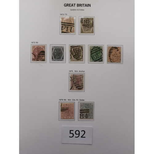 592 - QV.  1840-1900 collection on printed leaves ex Davo album  varied condition  but with every space fi... 