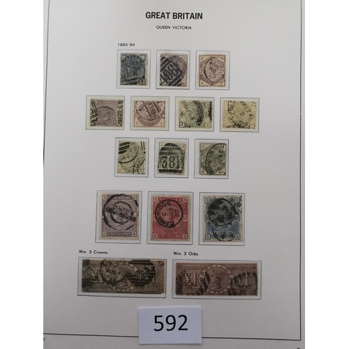 592 - QV.  1840-1900 collection on printed leaves ex Davo album  varied condition  but with every space fi... 