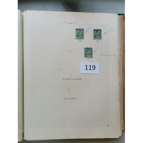 119 - FRANCE.  A collection of 1876-85 