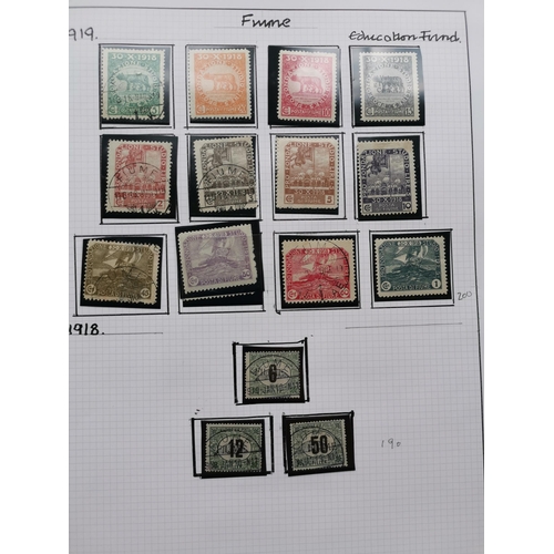 168 - ITALY.  FIUME. M and U collection  issues to 1924  incl  1918-19 most vals. M to 3k  5k and 10k  use... 