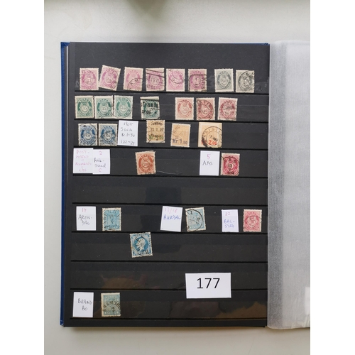 177 - NORWAY.  A used collection in stockbook from 1855 to c.early 20th century  incl. 1855 4sk x 16 (poor... 